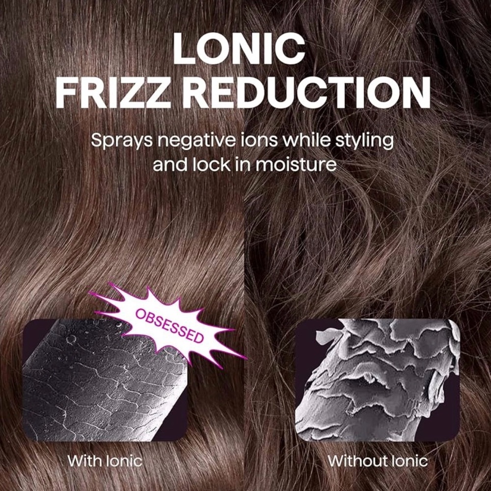 NWT Wavytalk 1.5” Thermal Brush Rose Gold Blowout Ionic Round Brush - Picture 7 of 15